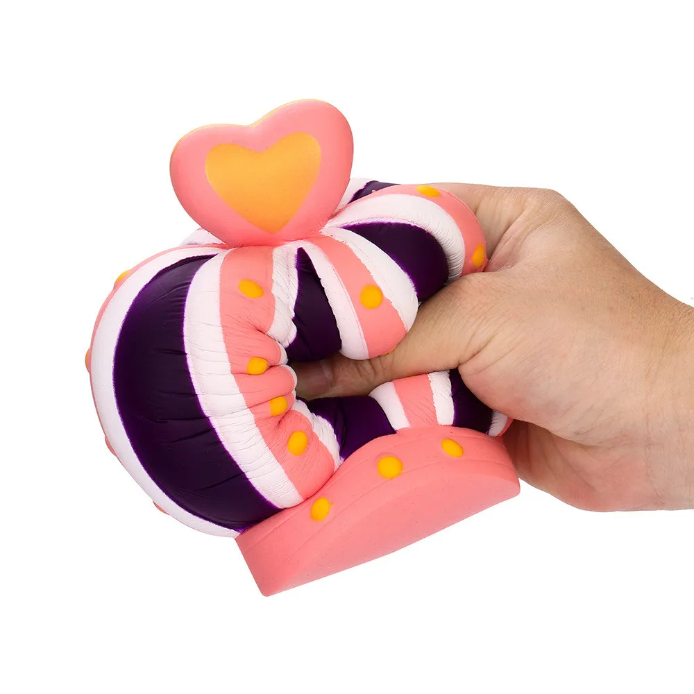 Игрушки для отдыха милый Jumbo мягкими 14 см супер большой Корона замедлить рост Squeeze коллекция игрушка в подарок poopsie слизи сюрприз D301228