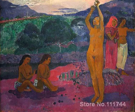 

Paul Gauguin paintings of L Invocation modern impressionism art High quality Hand painted