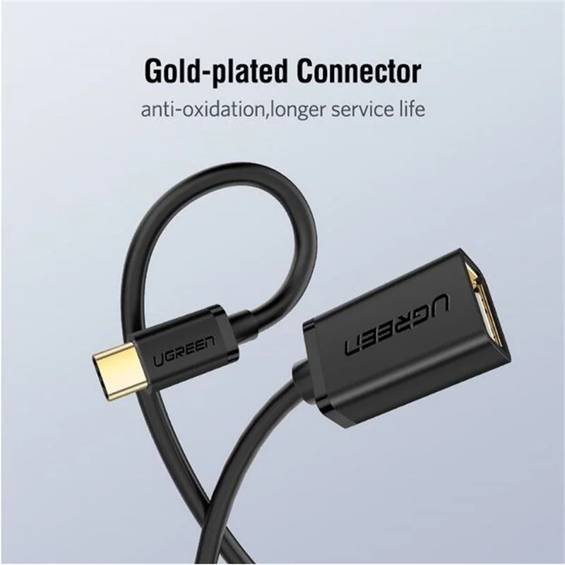 Адаптер Ugreen usb type c к USB 3,0 OTG конвертер для apple macbook samsung s9 s8 huawei xiaomi ноутбук USB C адаптер Android