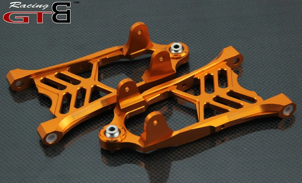 

1/5 Baja CNC Alloy Front Lower Arm 2pcs/pair -Orange,Silver for hpi km rv baja 5b 5t 5sc GR004