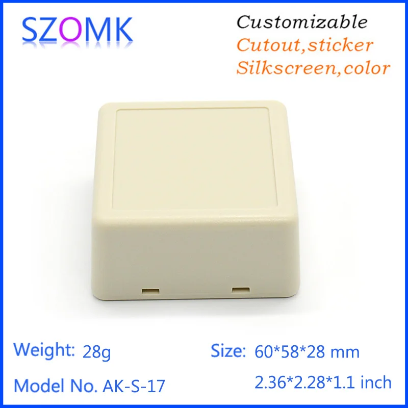 Szomk Small Size 1 Piece Plastic Electrical Enclosure Abs Plastic Switch Box For Psb Design 60 58 28mm Box For Box For Shippingbox Shipping Aliexpress