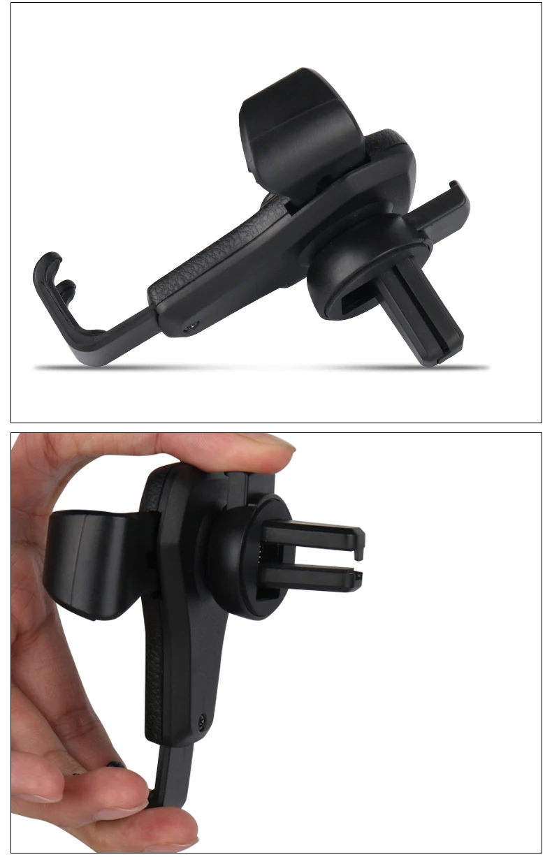 Portefeuille Car Vent Mount Holder Air Vent Mount Phone Holder for iPhone 7 Plus 6S 6 Plus 5S SE Xiaomi Redmi 4x Mi6 Cars Stand (4)