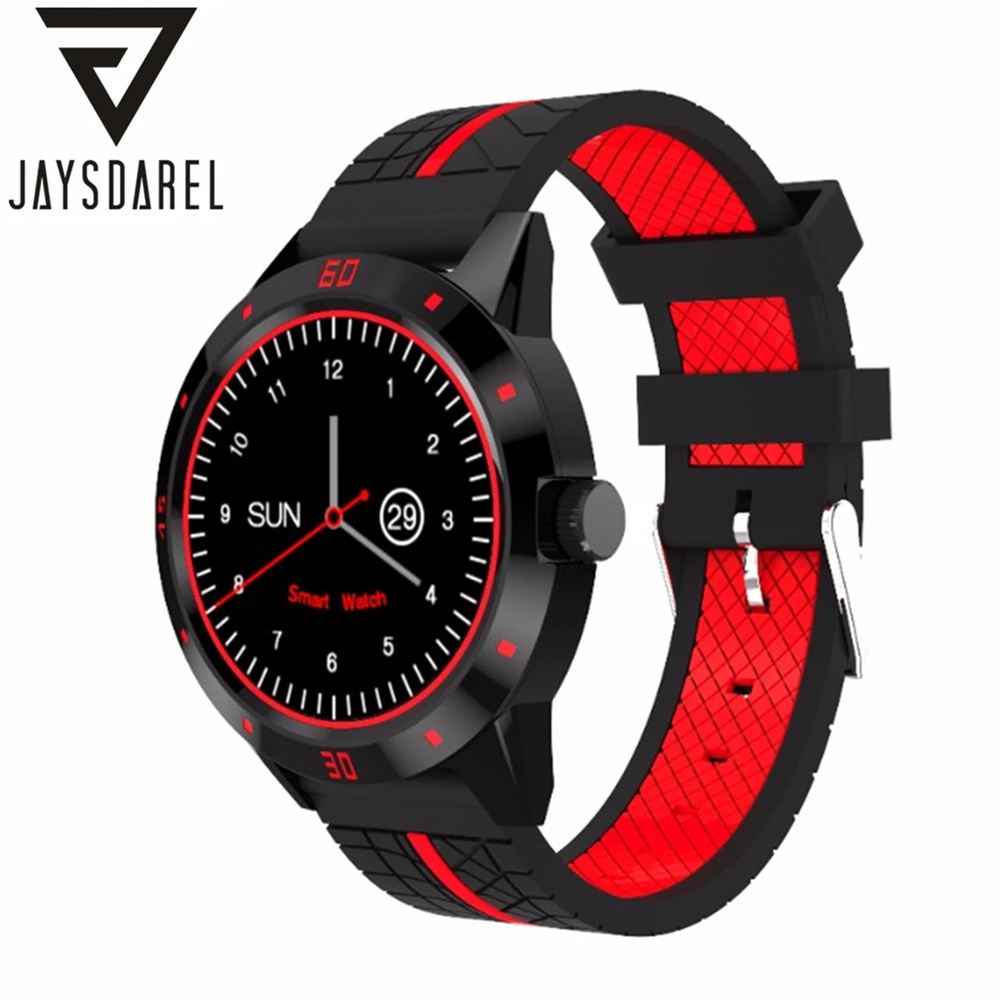 

JAYSDAREL N6 Heart Rate Monitor Smart Watch Push Message Call Bluetooth Pedometer Fitness Tracker Bracelet for Android iOS