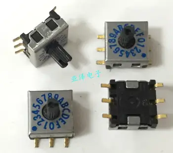 

5PCS/LOT FUJISOKU, 16 bit rotary switch, 0-F rotary dial switch, SMR8016 code switch