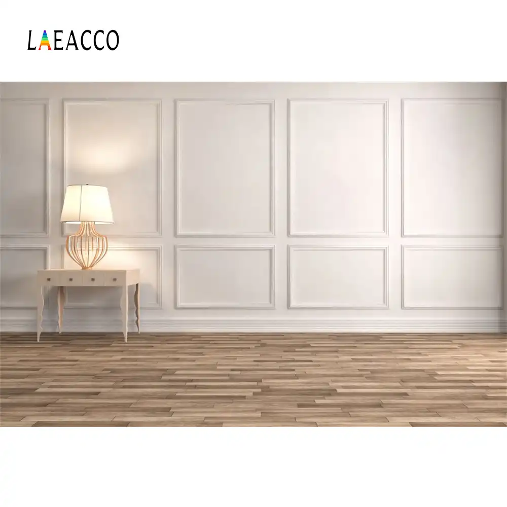 Laeacco Photo Backdrops Gray Chic Wall Swing Baby Armchair French