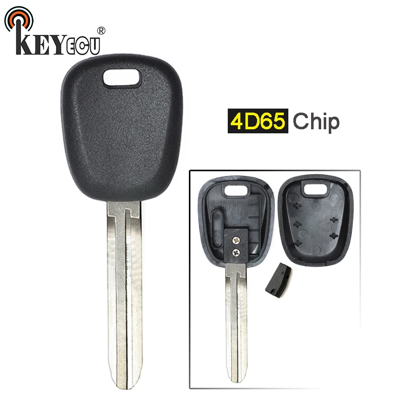 

KEYECU 1x/ 3x 4D65 Chip Replacement Transponder Key Blank Fob for Suzuki Liana 2001 2002 2003 2004 2005