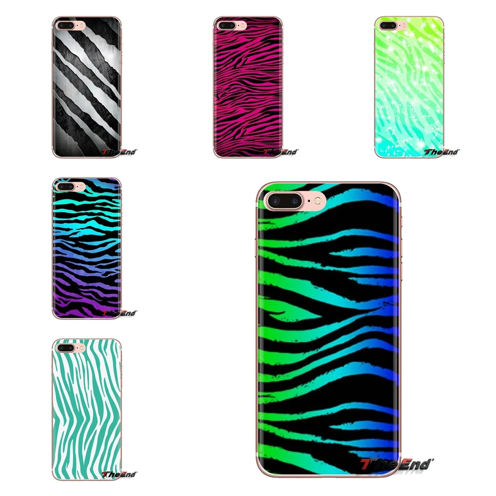 

For Samsung Galaxy A3 A5 A7 A9 A8 Star A6 Plus 2018 2015 2016 2017 Soft Transparent Bag Case Pastel Teal Tiger neon Zebra Hybrid