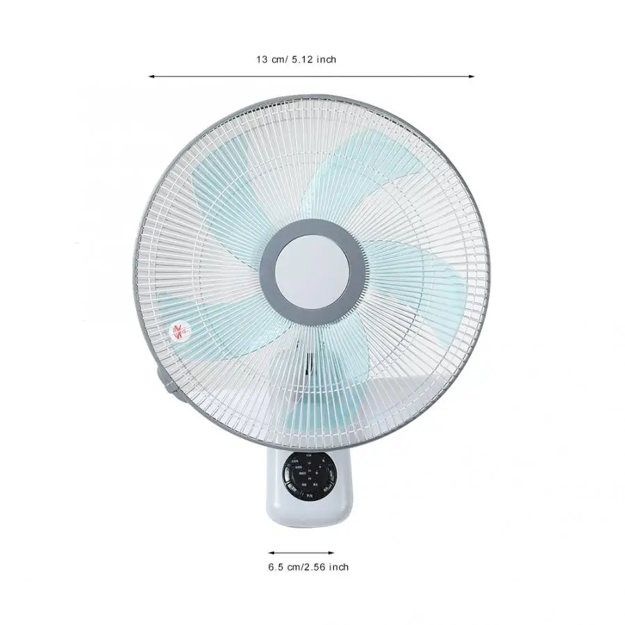 Wall Fan Wall-mounted Electric Fan Home Restaurant Shaking Head Mute Remote Control 220V 50W Wall-mounted Fan