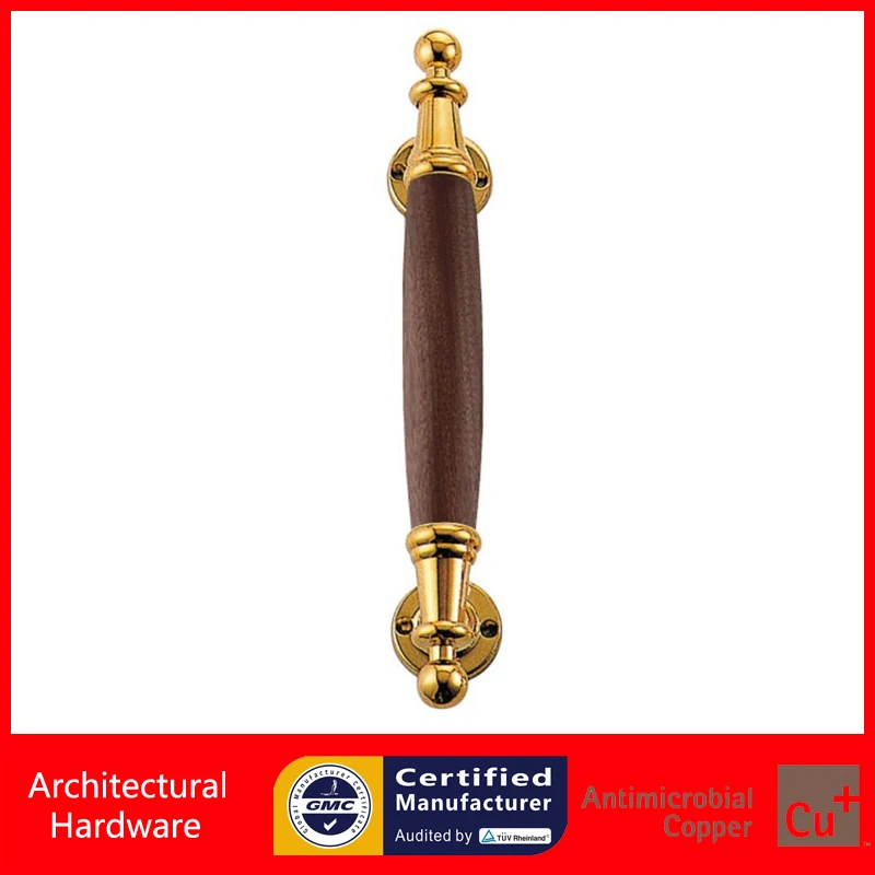 Entrance Door Handle Solid Wood Pull Handles PA 376B L300mm For Entry