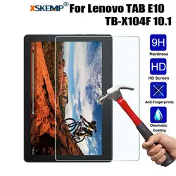 XSKEMP для lenovo TAB E10 TB-X104F 10,1 Premium Подлинная закаленное Стекло царапинам ЖК-дисплей Экран Protector Ultra крышка прозрачная пленка