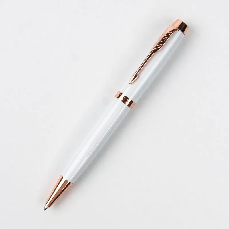 Роскошные металлические шариковые ручки с 0,7 мм черные чернила Заправка шариковые ручки подпись ручка для Рождественский подарок Pen'bag выберите