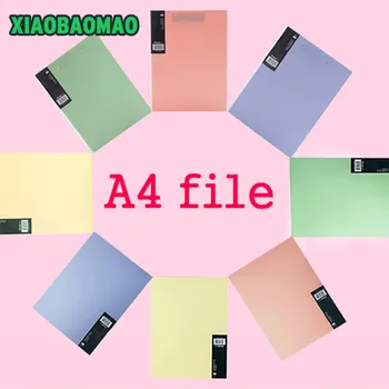 

Color simple office file folders double clips office supplies A4 elastic single clip & stretch double clip