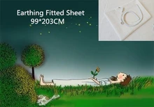 Earthing Sheet Twins XL (99 x 203cm) Silver Antimicrobial Fabric Conductive fabric Radiant Life Earthing sheet Kit