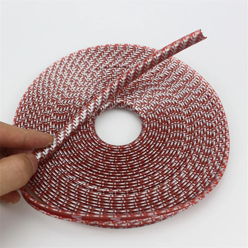 

Carbon Fiber 8M Car Hub Trim Decoration Anti-Collision Strip Wheel Rim Protector Ring Tire Edge Changer Guard Styling Stickers