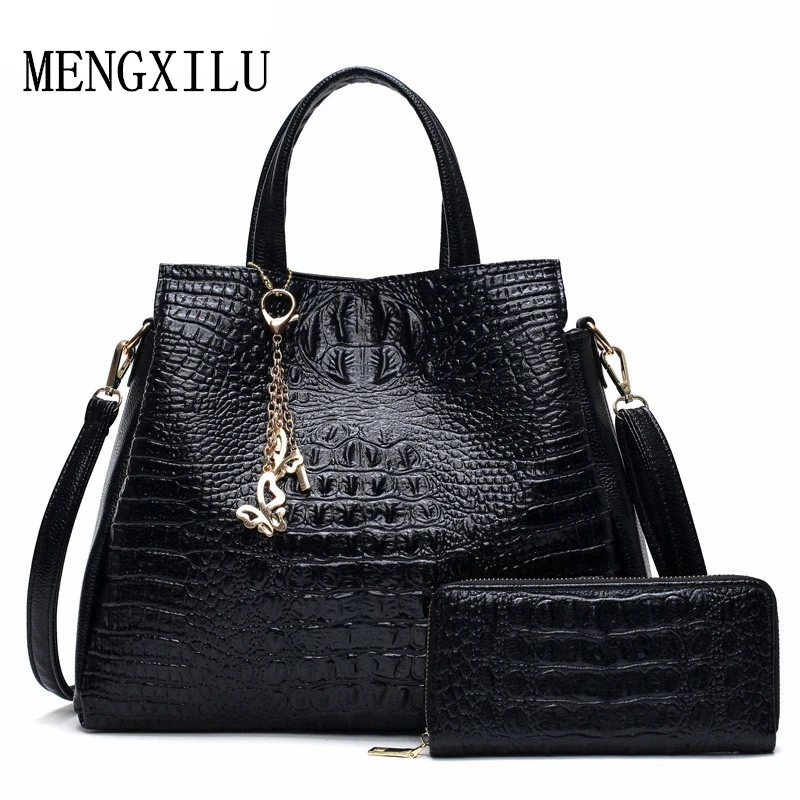 Us 39 76 Alligator Composite Bag Hot Beading Beautiful Handbags Women Shoulder Crossbody 2017 Famous Brand Sac A Main In Top Handle