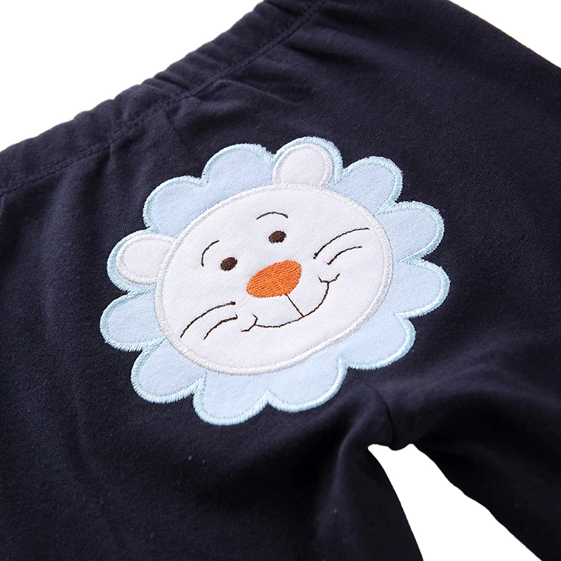 3PCSLOT Spring Hot Sale Baby Boy Pants Casual Cotton Baby Leggings Elastic Waist Baby Girl Pants Cartoon Full Length Baby Pants (15)