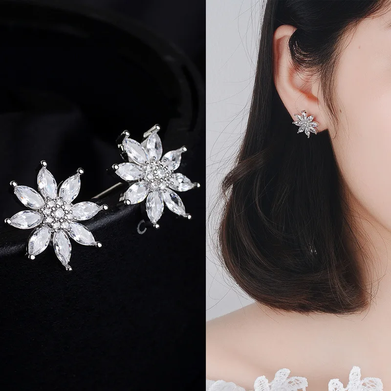 

S925 silver earrings, Ice earrings, Jewelry & Accessories,Fashion Jewelry,Stud Earrings.