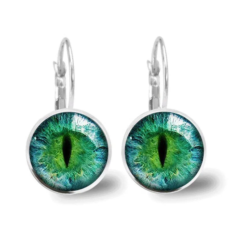 Корейские серьги с кисточками в виде Dragon cat eyes модные подвесками старинные