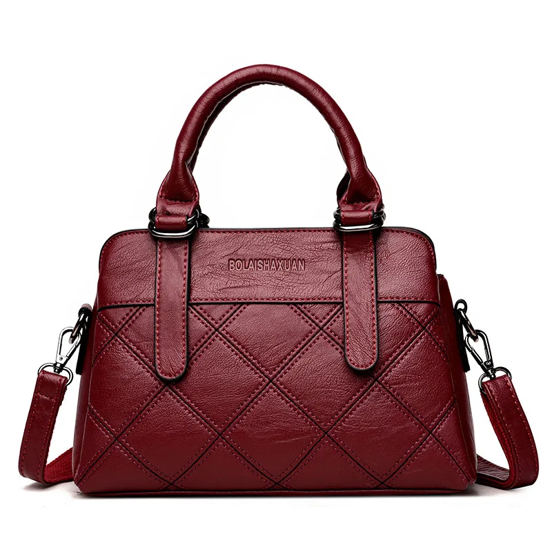 Women Fashion Diamond Checkered Design Handbag Brand PU Leather Messenger Bags Unique Shoulder Bag High capacity Big Bag Women Fashion Diamond Checkered Design Handbag Brand PU Leather Messenger Bags Unique Shoulder Bag High capacity Big Bag