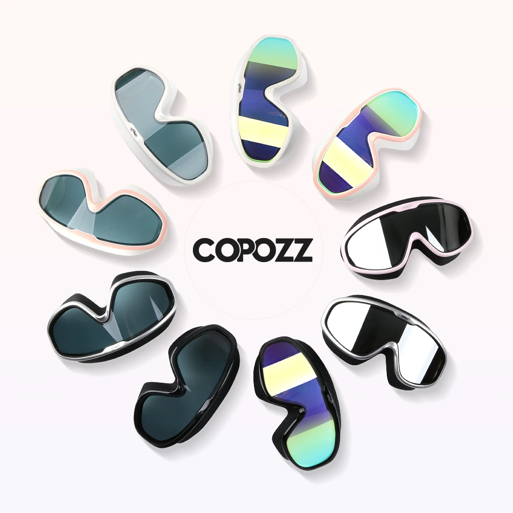 COPOZZ цельные плавательные очки цельные линзы удобные силиконовые ...