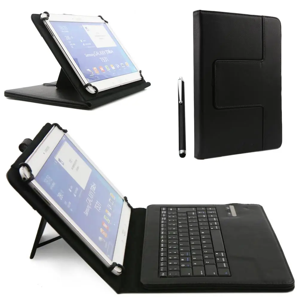 

Universal Case with Bluetooth Keyboard For 9.7 10 10.1 inch Tablet PC for iPad Samsung Huawei Lenovo ASUS Leather keyboard Cover