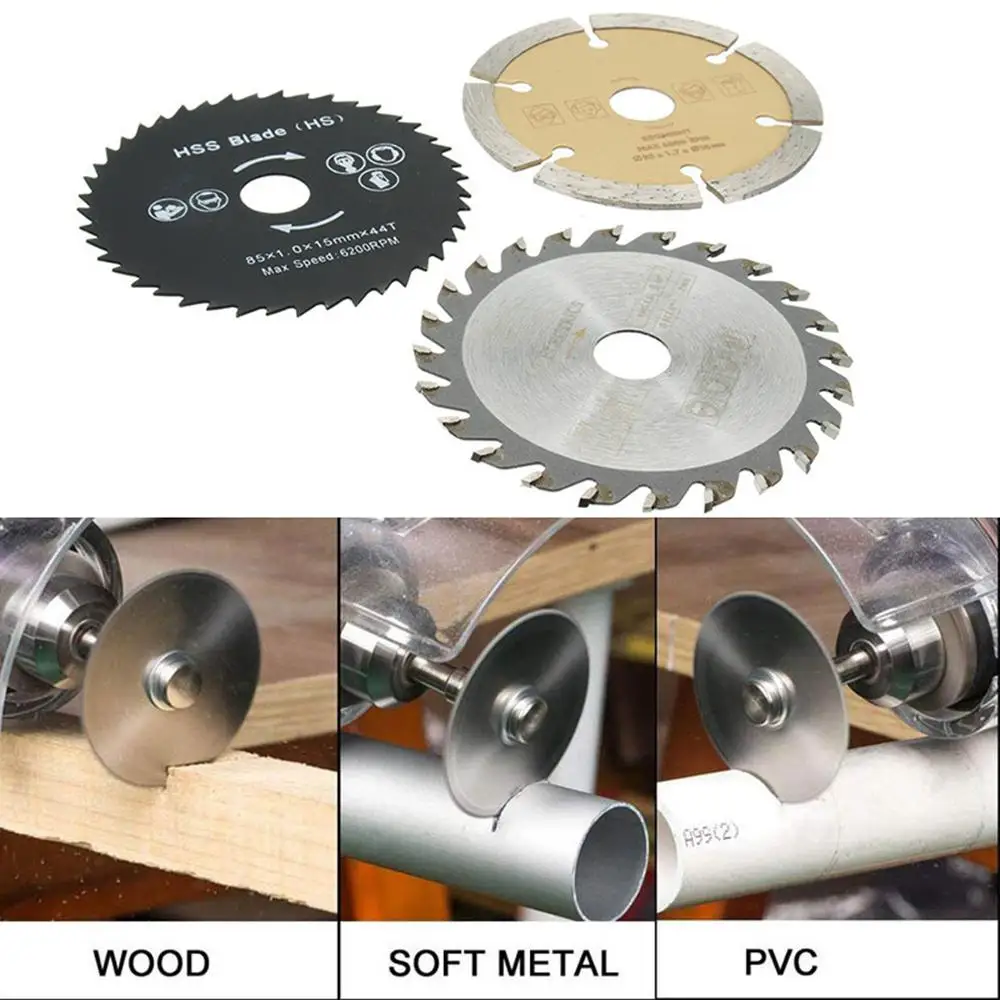 

3pcs Out Diameter 54.8 mm High Quality Mini Circular Saw Blade Wood Cutting Blade