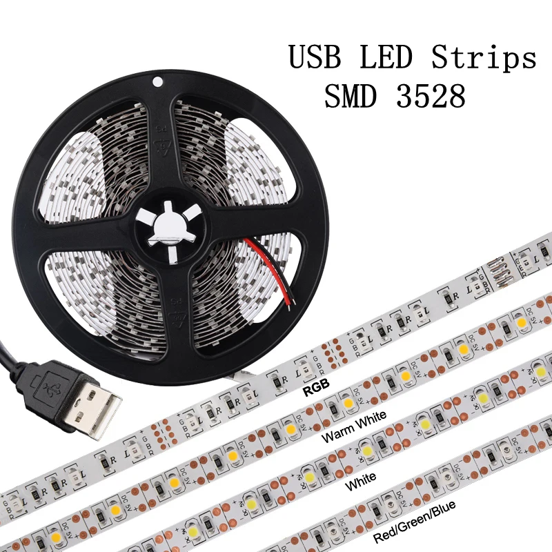 USB-LED-Strips-SMD3528-light-5V-adapter