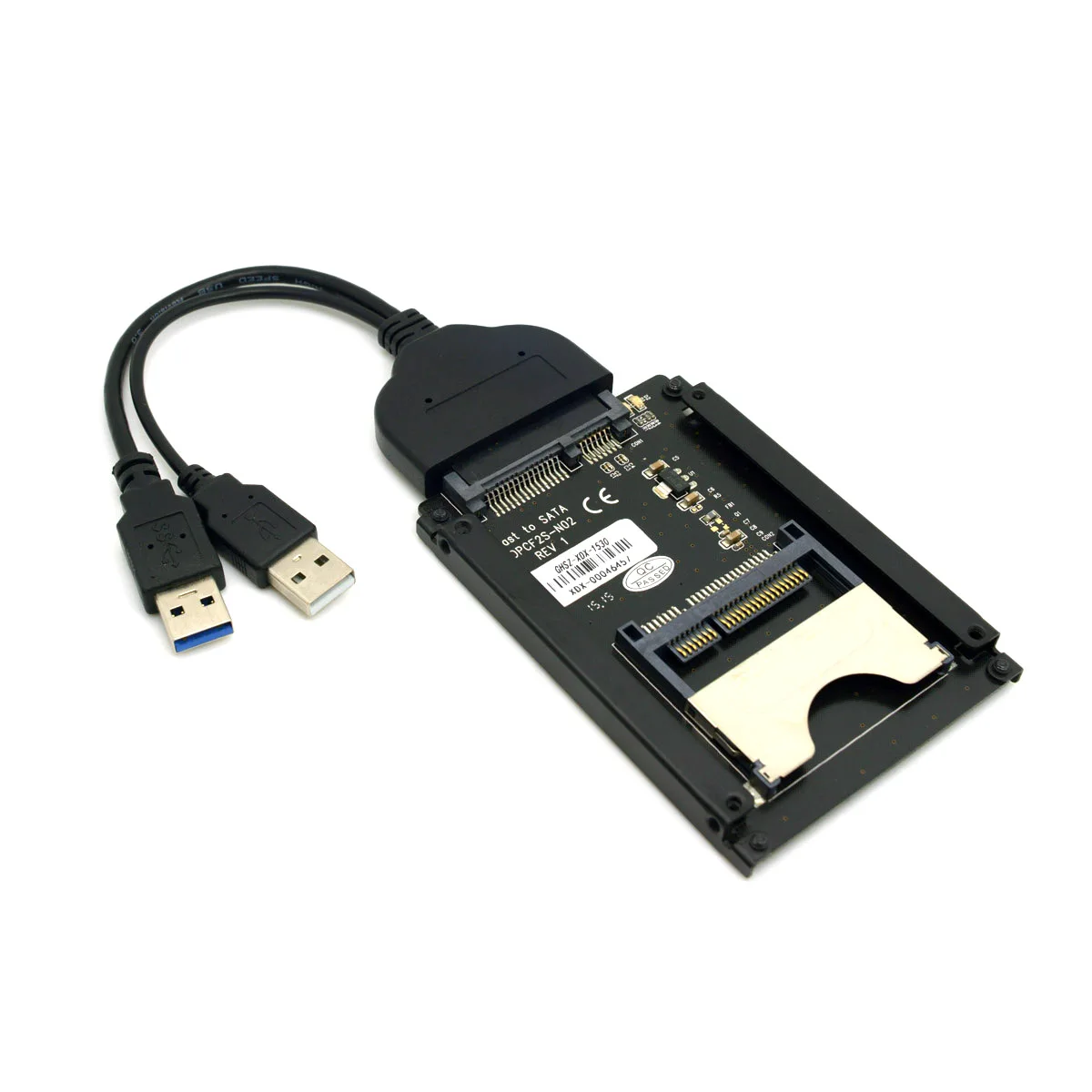 CY SATA 22Pin to USB 3.0 to CFast ī  2.5 ġ ϵ ũ ̽ SSD HDD CFast ī , PC Ʈ 