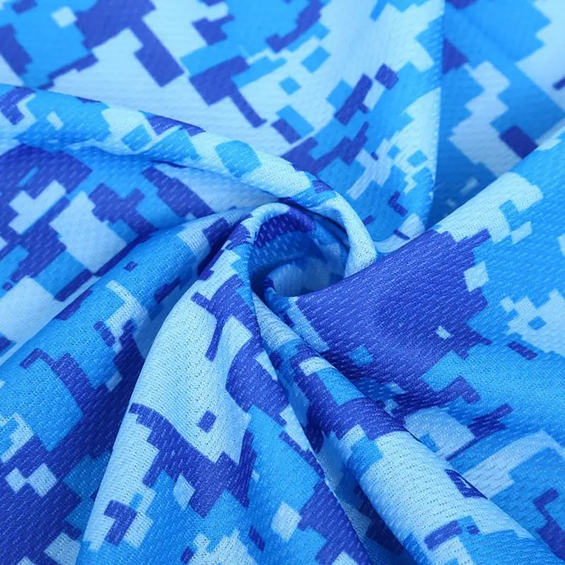 1Pcs Outdoor Sports Camouflage Printing Yoga Fitness Fitness Heatstroke Cold Towel 90*30cm