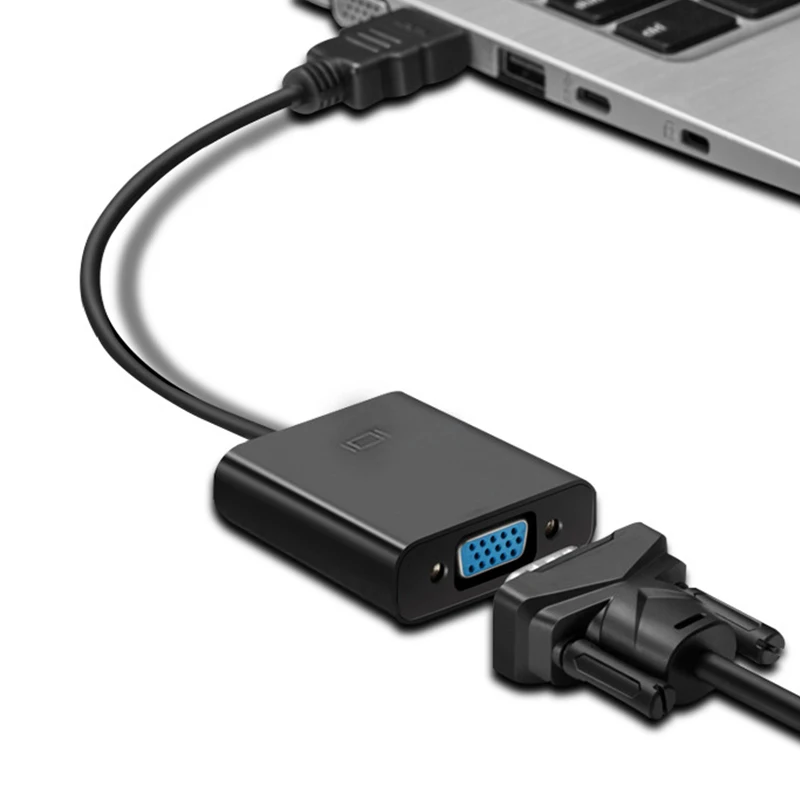 Tycipy HDMI لمحول VGA الذكور إلى الإناث الذهب-مطلي الرقمية إلى التناظرية 1080 P فيديو أغنية كابل لأجهزة الكمبيوتر المحمول العارض HDTV