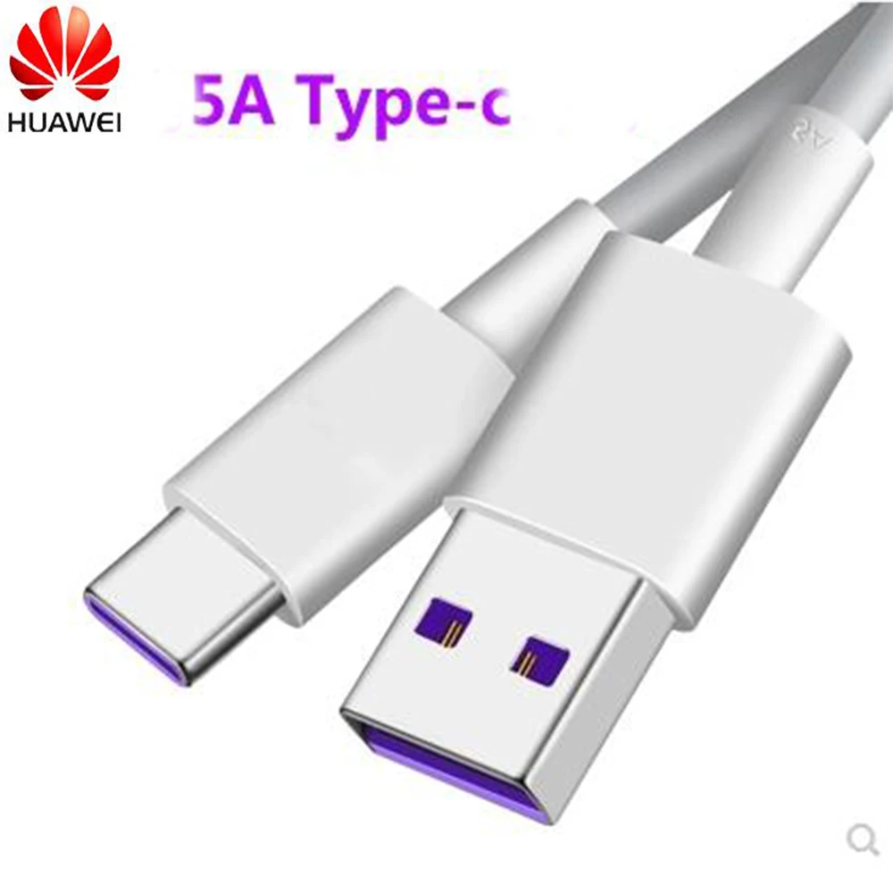 

Original Huawei Supercharge 5A USB 3.0 Type-C Cable Mate 9 10 Pro P10 Plus P20 Pro Honor 10 V10 Fast Quick Charger Charge Type C