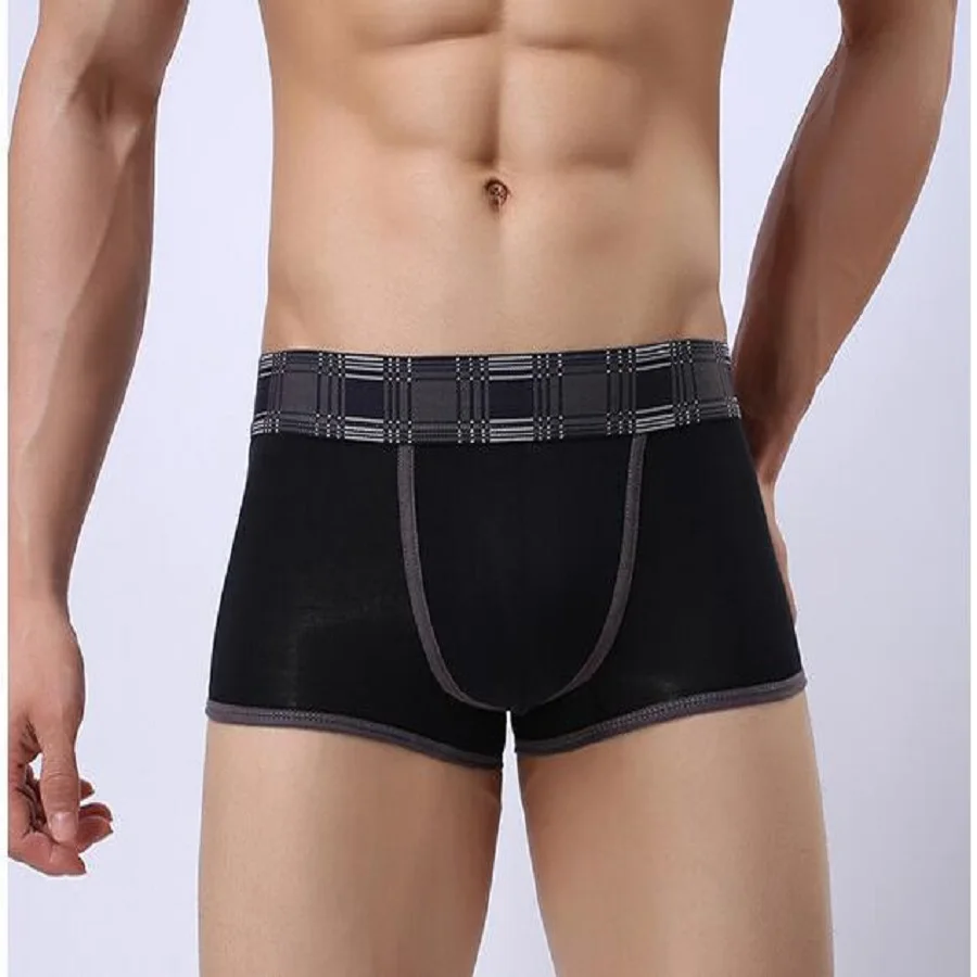 

5pcs/lot Soft Breathable Boxers Sexy Men's Boxer Shorts High quality Men's Underwear Boxers Men Underwear Plus Size