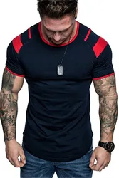 2019 Men Quick drying Short sleeve t shirt Summer New Gyms Fitness T-shirt male tees tops Man casual Jogger Solid clothing 2019 Men Quick drying Short sleeve t shirt Summer New Gyms Fitness T-shirt male tees tops Man casual Jogger Solid clothing