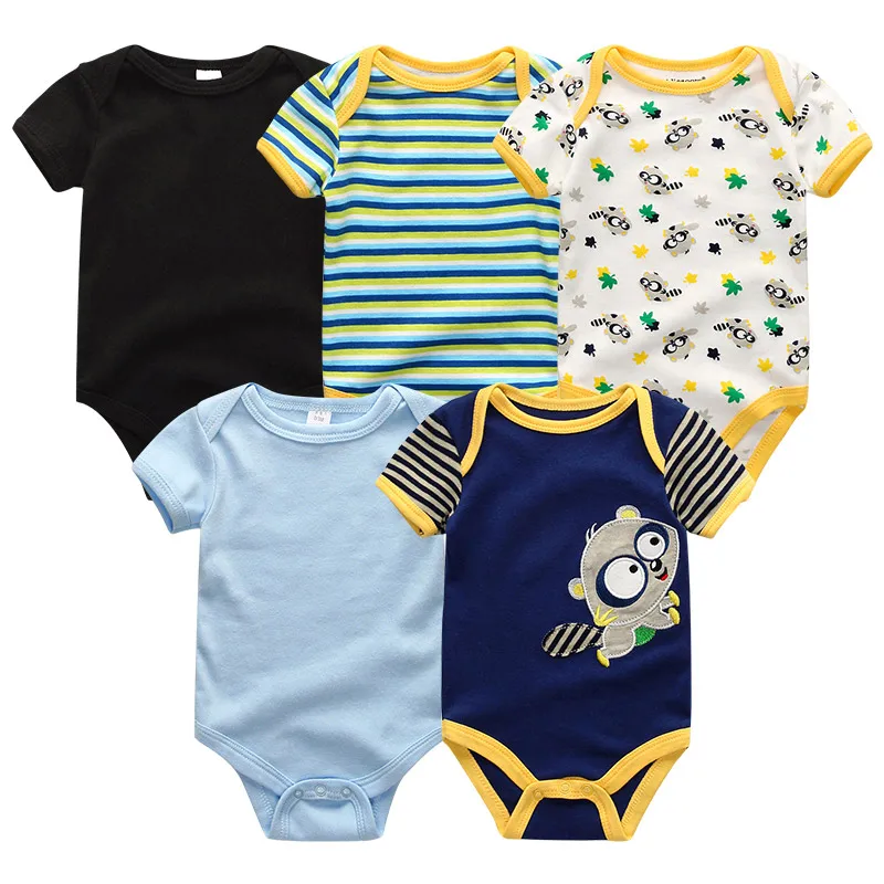 Комбинезоны для малышей; одежда для малышей; комплекты одежды для маленьких мальчиков; комбинезоны для девочек; модные комбинезоны с короткими рукавами для новорожденных; roupas de bebe - Цвет: BDS5122