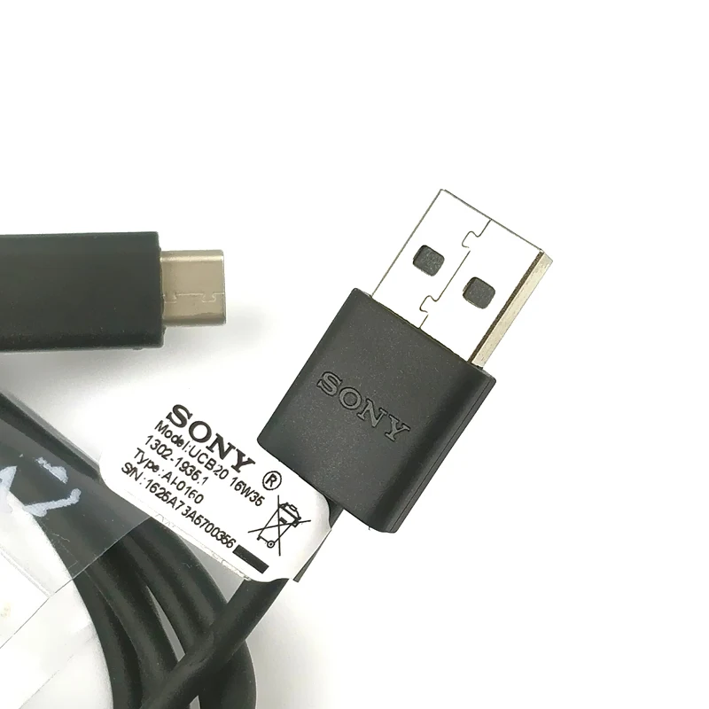 Оригинальный кабель быстрой зарядки SONY для xperia xa1 XZ XZs XC XZp XZ1 XZ1C usb и передачи