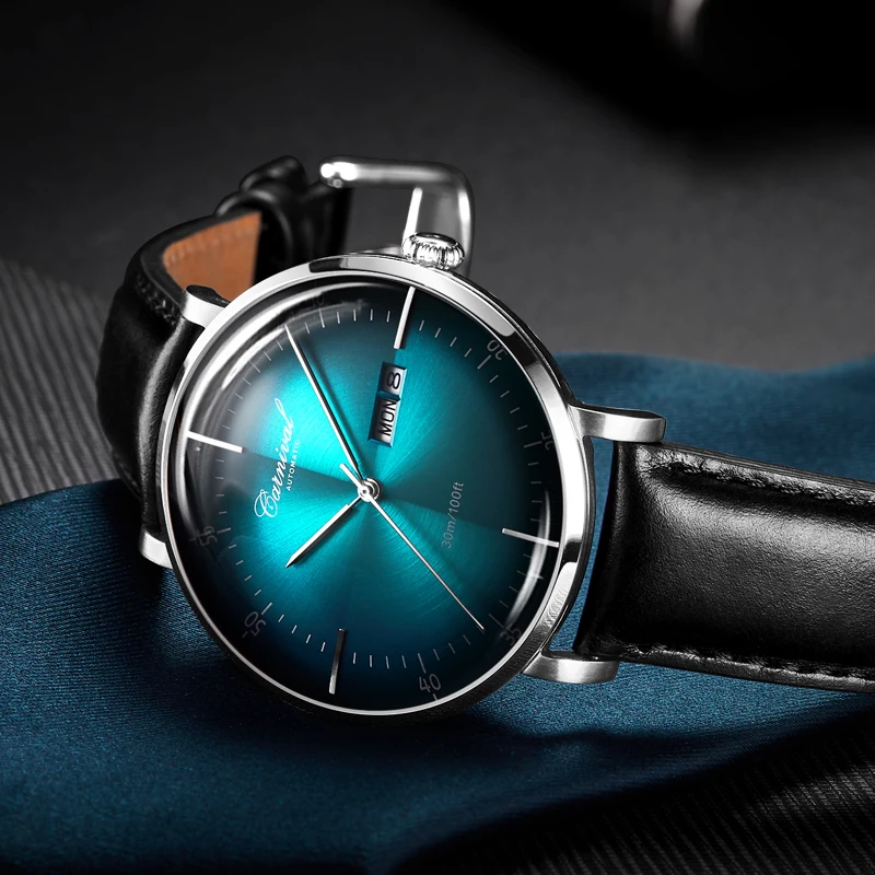 Синтетические сапфировые часы relogio masculino automatico a prova d agua montres automatiques de Lux homme mechanic стальной браслет