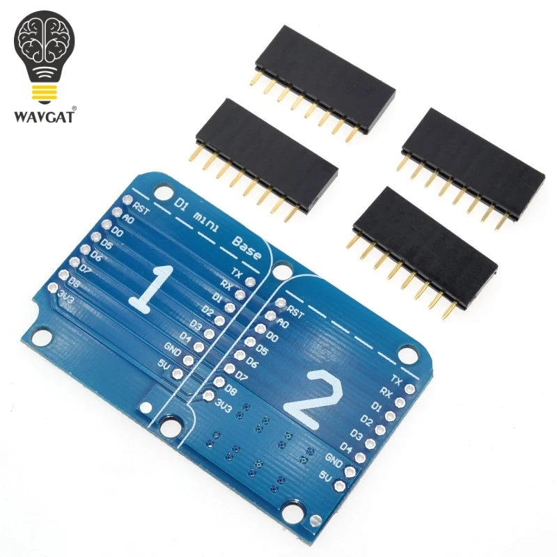 

Dual Base for WAVGAT D1 mini WIFI Internet of Things development board based