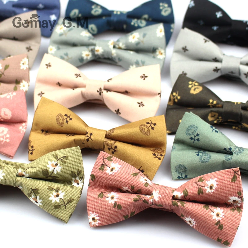 British Style Vintage Flower Print Bowtie for Men Fashion Casual Groom Bow ties for Wedding Floral Skinny Bowtie Cravat Bowtie #BT20408 British Style Vintage Flower Print Bowtie for Men Fashion Casual Groom Bow ties for Wedding Floral Skinny Bowtie Cravat Bowtie #BT20408