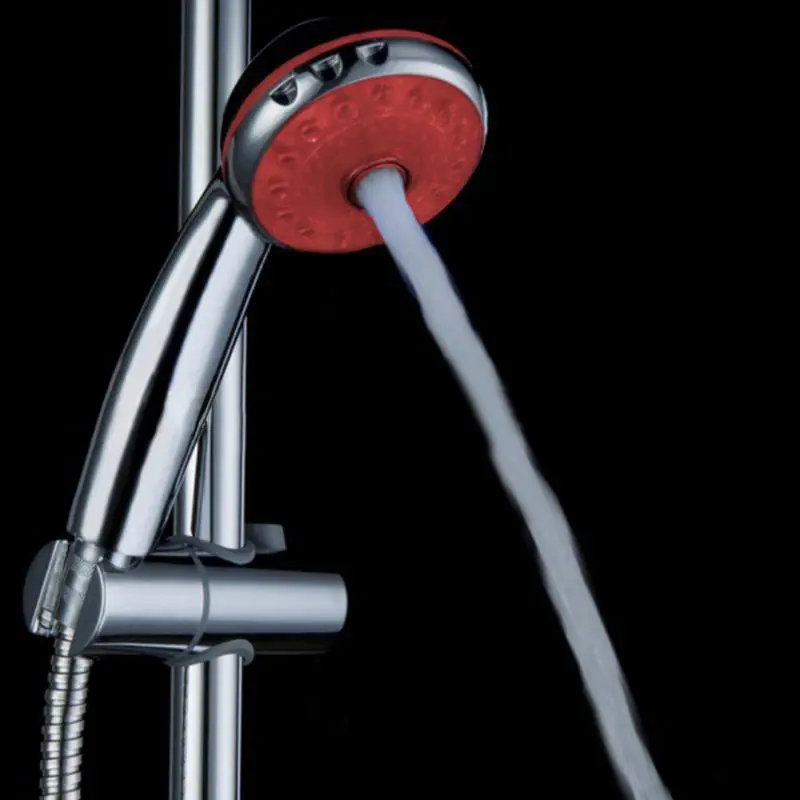 Adjustable 3 Mode 3 Color LED Light Shower Head Temperature Sensor RGB Bath Sprinkler Bathroom Spa Adjustable 3 Mode 3 Color LED Light Shower Head Temperature Sensor RGB Bath Sprinkler Bathroom Spa