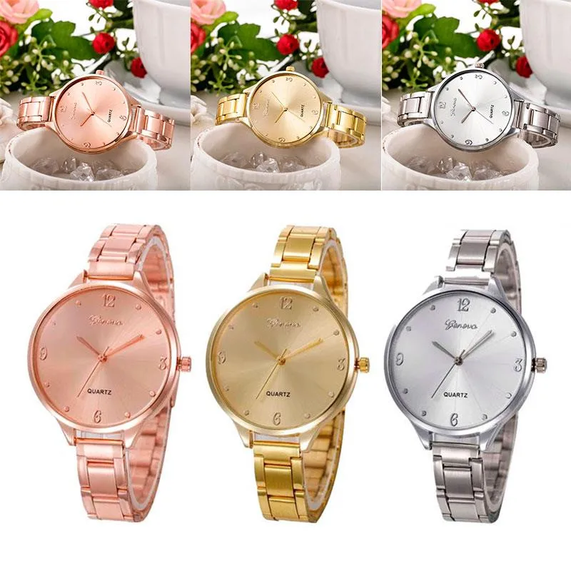 Horloge Dames Модные женские наручные часы Geneva с римскими цифрами, роскошные и минималистичные модные женские часы@ 50