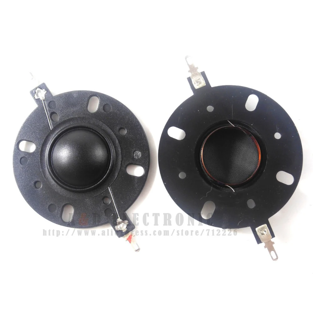 

2pcs 25.5mm Tweeter Voice Coil Horn Tweeter Diaphragm Driver 8ohm 25Core Silk Film Treble Speaker Repair Accessories