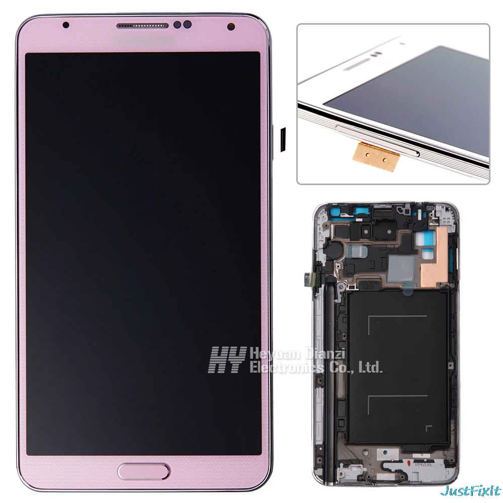 

100% original Tested 5.7'' For Samsung Galaxy Note 3 N9005 LCD Display With Touch Screen Digitizer With Bezel Frame Assembly