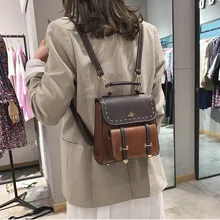 CASMOR, винтажный женский модный рюкзак из искусственной кожи, Классический известный бренд, пчела, школьная сумка, высокое качество, женский рюкзак для колледжа