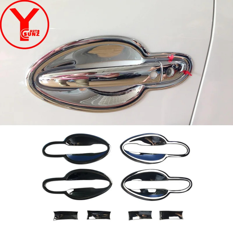 Хромированная крышка ручки двери для Mazda 3 Axela 2014 2016 аксессуары ABS дверная ручка