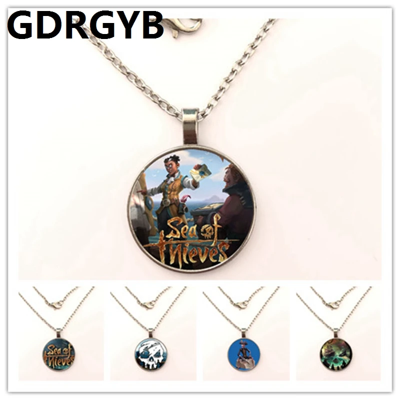 GDRGYB 2019 стеклянное ожерелье с морем воров для мужчин и женщин ювелирное подвеской