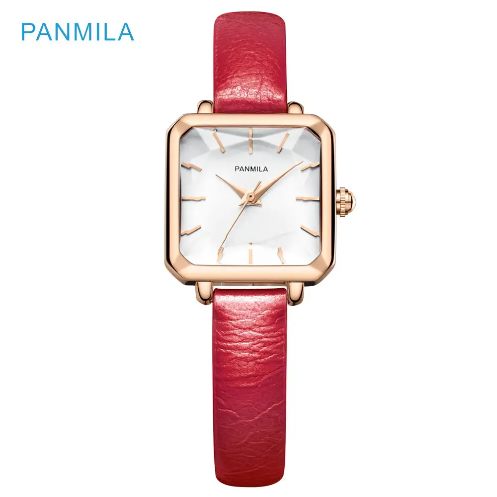 

PANMILA 2019 Women Watches Top Brand Luxury Ladies Watch Rose Gold Square Dial Waterproof Quartz Female Clock Relogio Feminino