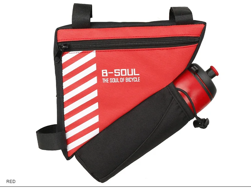 B-SOUL велосипед треугольник сумка для велосипеда передняя рамка сумка Велоспорт Топ труба сумка с водой бутылка велосипедная седельная