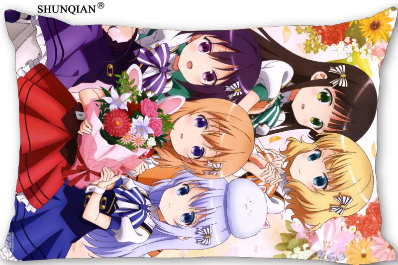 Новое поступление на заказ Gochuumon wa Усаги Desu ka наволочка более Размеры