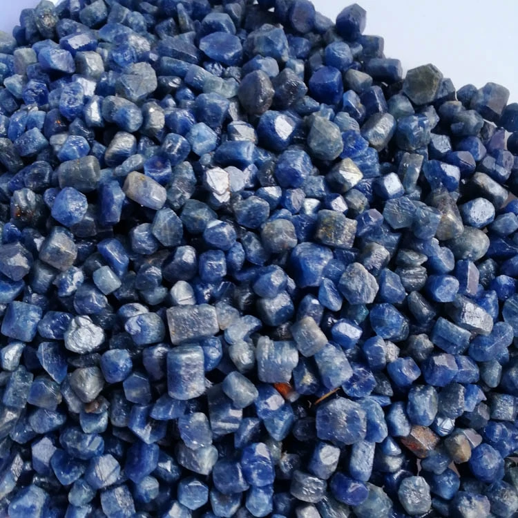 1/2lb Natural Blue Sapphire Crystal Bulk Corundum Stone Rough Reiki Specimen