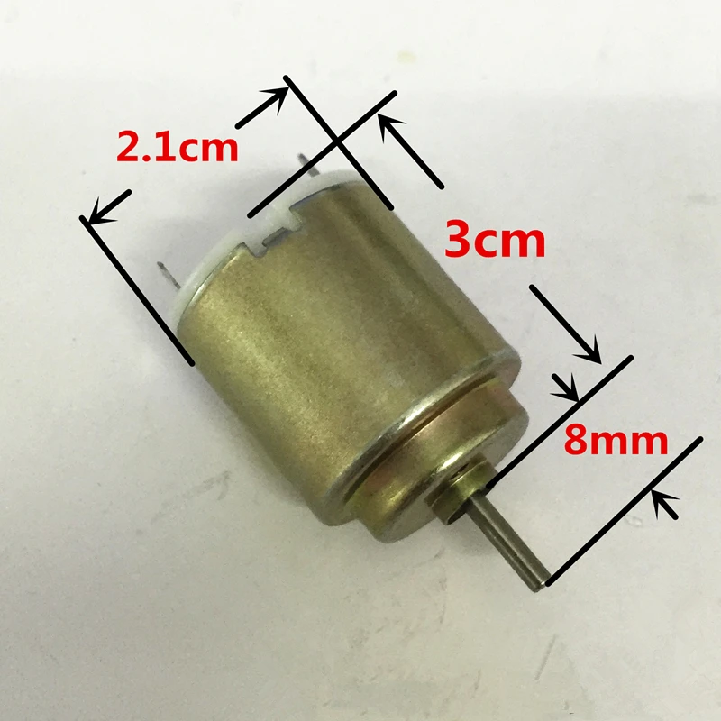 

2016 Lastest 10PCS 14000rpm 140 3V Standard Micro Vibro Motor Brush DC Motor For Egg Beater